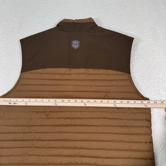 Eddie Bauer Sport Shop Vest Large TL Goose Down Quilted Full Zip Stormdown 700 - Picture 7 of 12